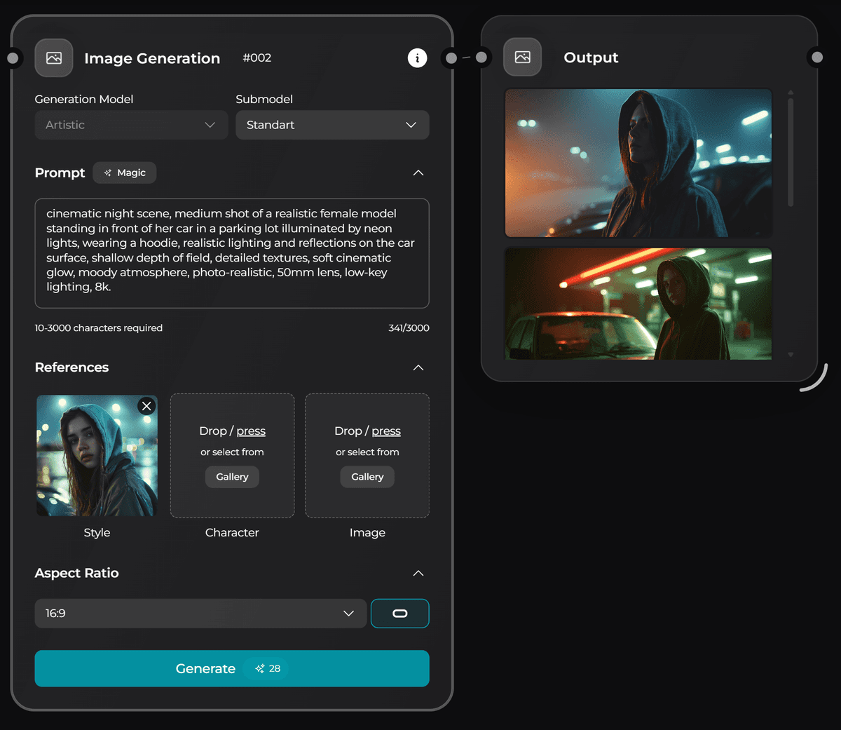 Step 1: Artistic Model generation