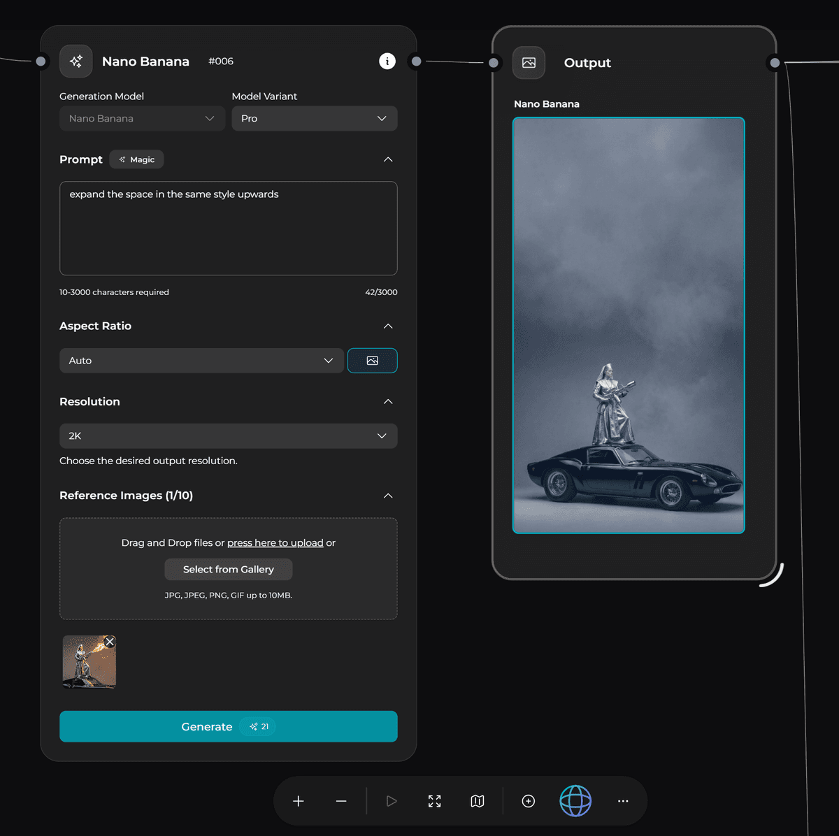 Step 2: Frame expansion