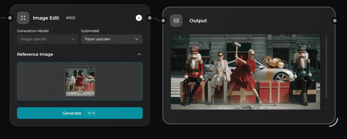 Step 3: Upscaled high-resolution image